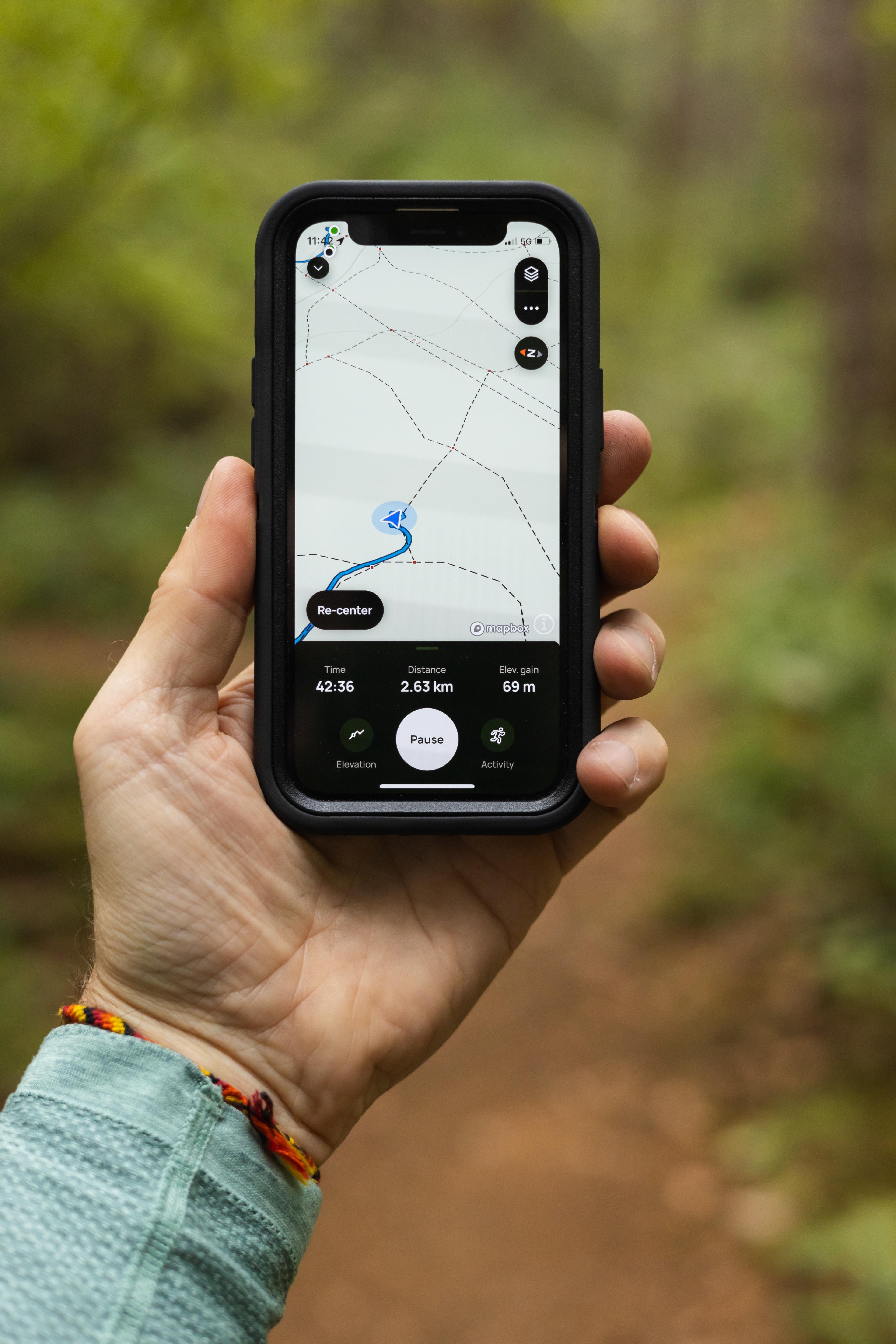 Woods tracking app